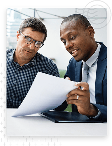 AMSIR consultant with a client
